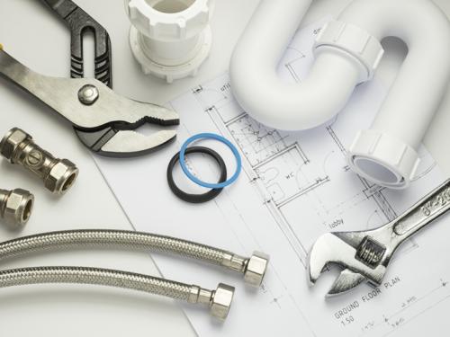 Plumbing materials, pipes and tools
